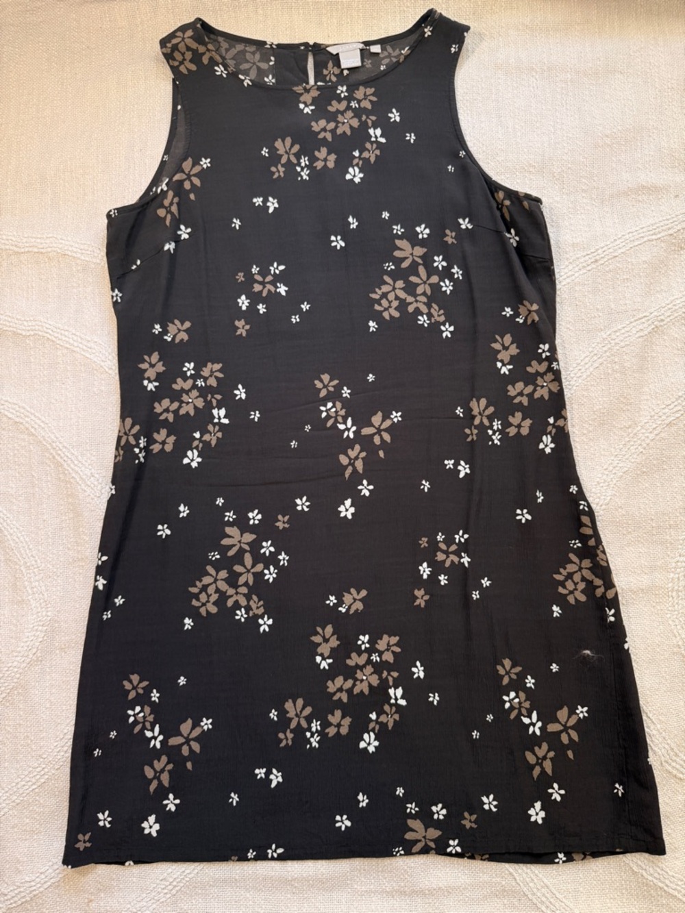 Y2K Mocha Floral Sophisticated Slip Dress Dress